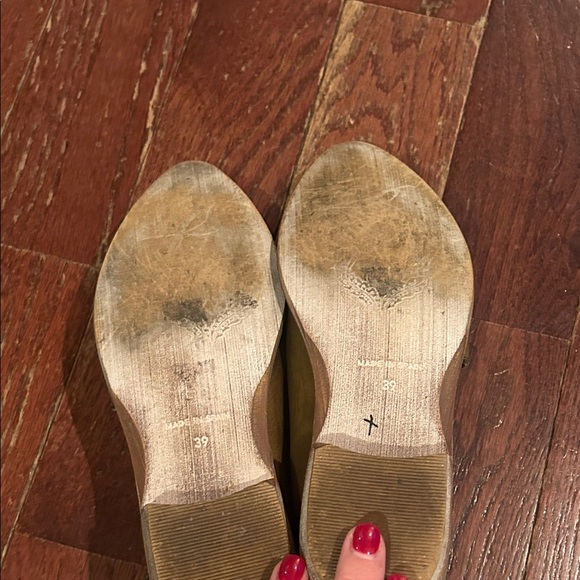 Free People Olive Leather Flats - Picture 6 of 9
